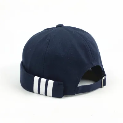 Fashion Letter Print Cotton Brimless Skullies Beanie Cap