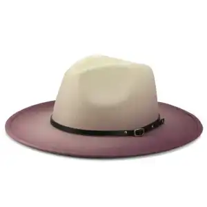 Fashion Warm Gradient Colored Fedora Hat