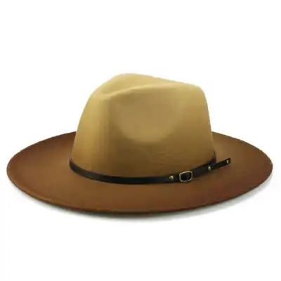 Fashion Warm Gradient Colored Fedora Hat