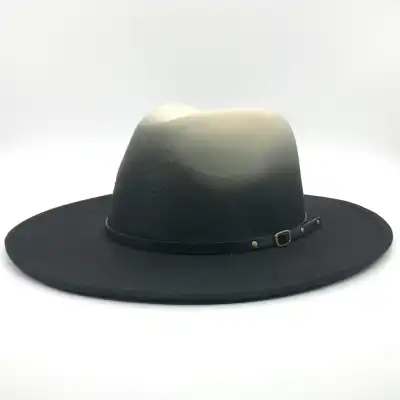 Fashion Warm Gradient Colored Fedora Hat