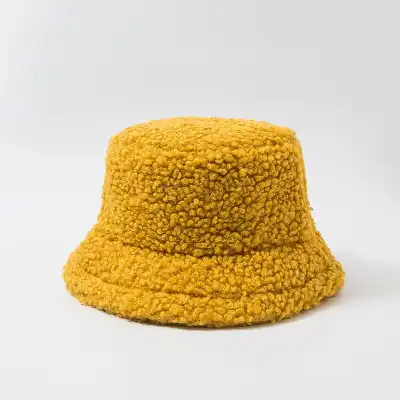 Fashion Solid Cashmere Fisherman Hat for Women
