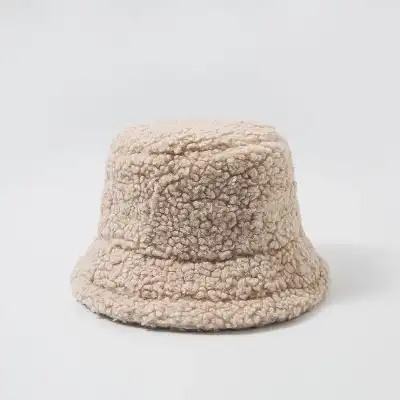 Fashion Solid Cashmere Fisherman Hat for Women