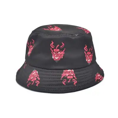 Unique Flame Pattern Bucket Hat for Couples