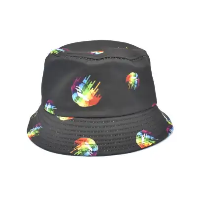 Unique Flame Pattern Bucket Hat for Couples
