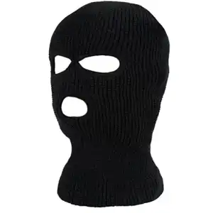 Creative Solid Color Three-hole Wool Knitted Hat