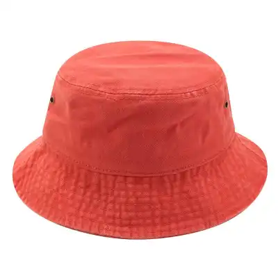 Fashion Solid Color Cotton Bucket Hat Unisex