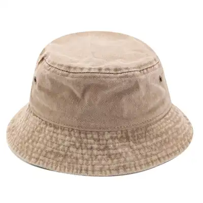 Fashion Solid Color Cotton Bucket Hat Unisex