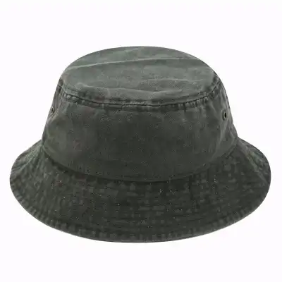 Fashion Solid Color Cotton Bucket Hat Unisex