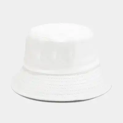 Simple Solid Color Cotton Bucket Hat Unisex