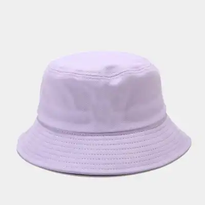 Simple Solid Color Cotton Bucket Hat Unisex