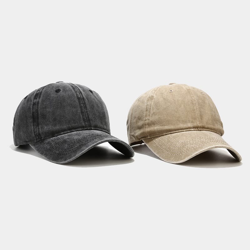Wholesale Retro Solid Color Adjustable Cap