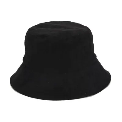 Fashion Solid Color Suede Bucket Hat Unisex