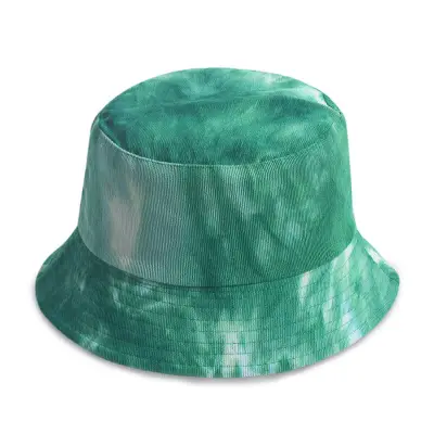 Vintage Tie-dye Corduroy Bucket Hat