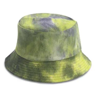 Vintage Tie-dye Corduroy Bucket Hat