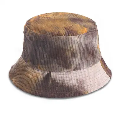 Vintage Tie-dye Corduroy Bucket Hat