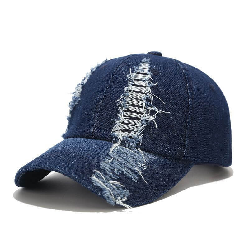 atlast butcherproducts 　DENIM HAT Wholesale Fashion Hole Design Adjustable Denim Cap
