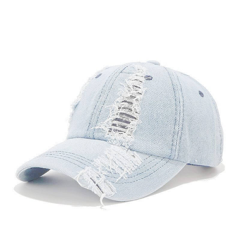 Wholesale Fashion Hole Design Adjustable Denim Cap