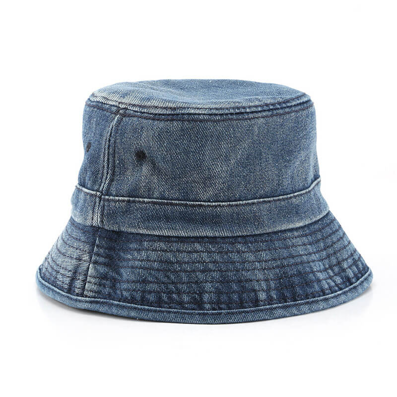 Wholesale Fashion Solid Color Denim Bucket Hat