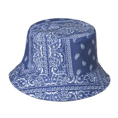 Fashion Printing Unisex Dome Bucket Hat Polyester
