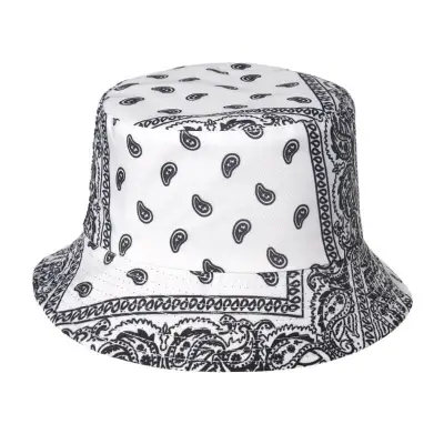 Fashion Printing Unisex Dome Bucket Hat Polyester