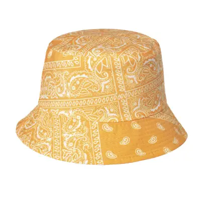 Fashion Printing Unisex Dome Bucket Hat Polyester