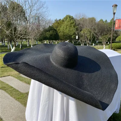 Fashion Straw Woven Big Brim Sunhat