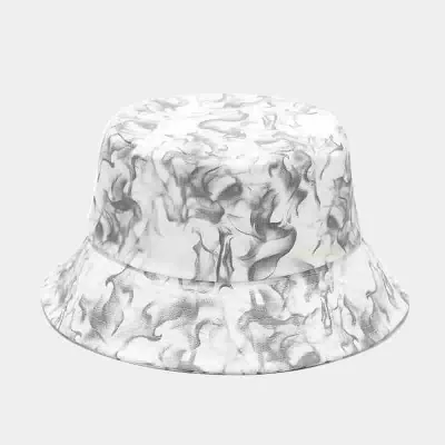 Fashion Water Spray Graffiti Bucket Hat Cotton Unisex