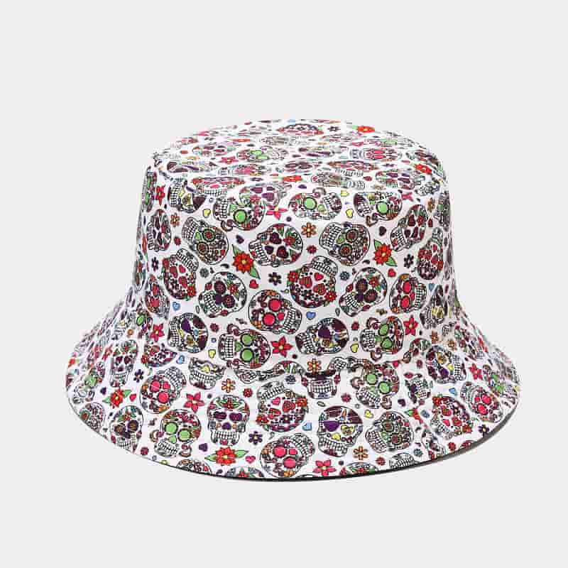 Wholesale Fashion Skull Pattern Design Bucket Hat