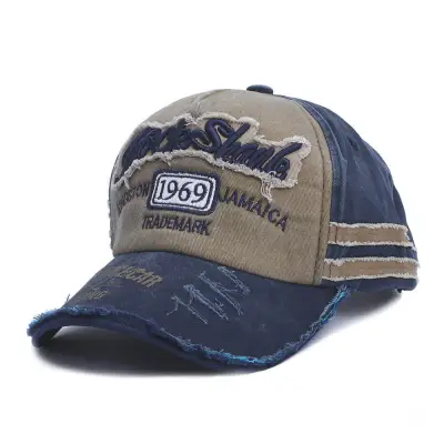 Retro Letter Embroidery Design Adjustable Cap