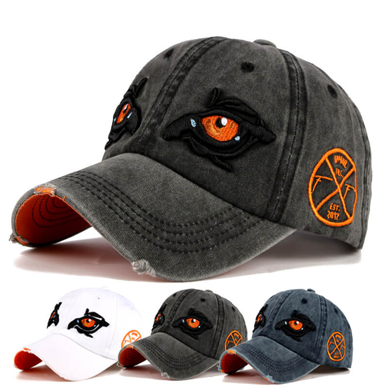 Wholesale Unique Eye Embroidery Design Cap