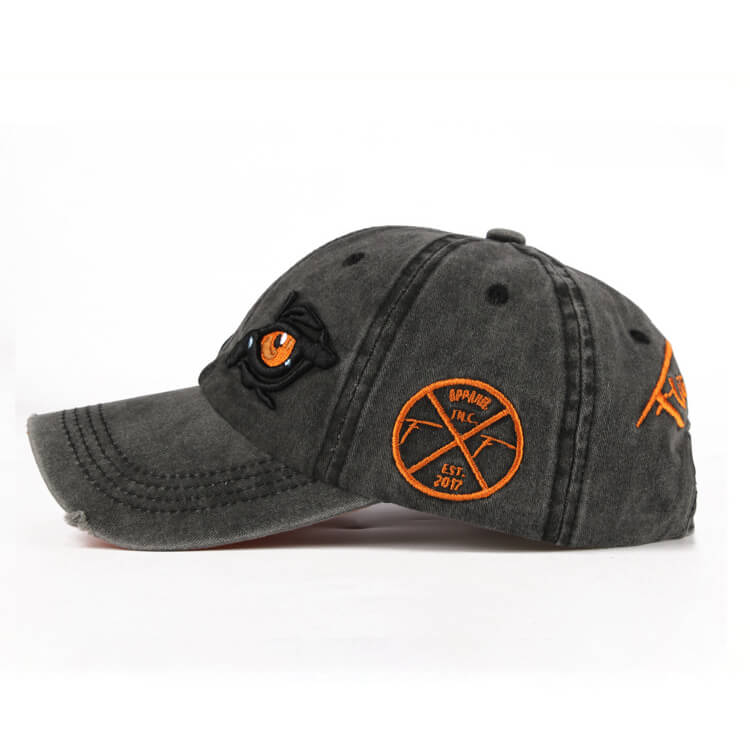 Wholesale Unique Eye Embroidery Design Cap