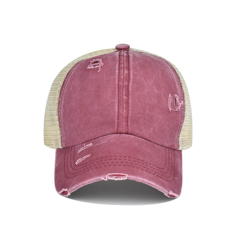 Wholesale Retro Hole Design Mesh Cap