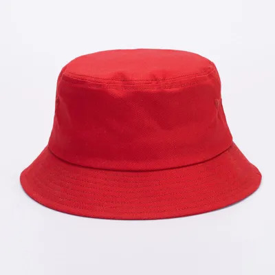 Simple Solid Color Breathable Cotton Bucket Hat