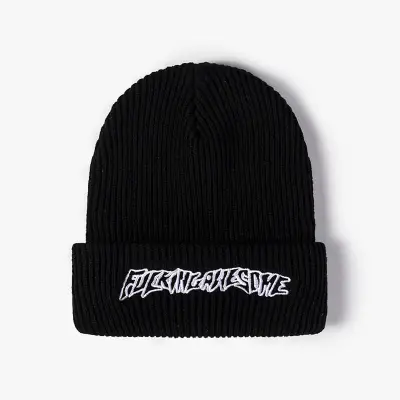 Fashion Letter Embroidery Design Acrylic Beanie