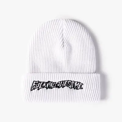 Fashion Letter Embroidery Design Acrylic Beanie
