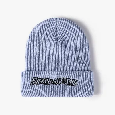 Fashion Letter Embroidery Design Acrylic Beanie