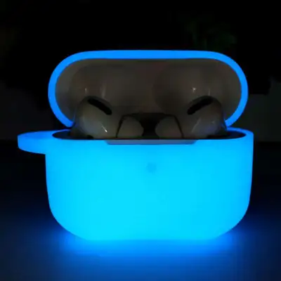 Luminous Solid Color Silicone Case for AirPods Pro Bluetooth Headset