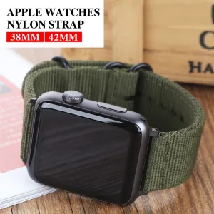 Fashion Apple Watch Canvas Woven Watch Band