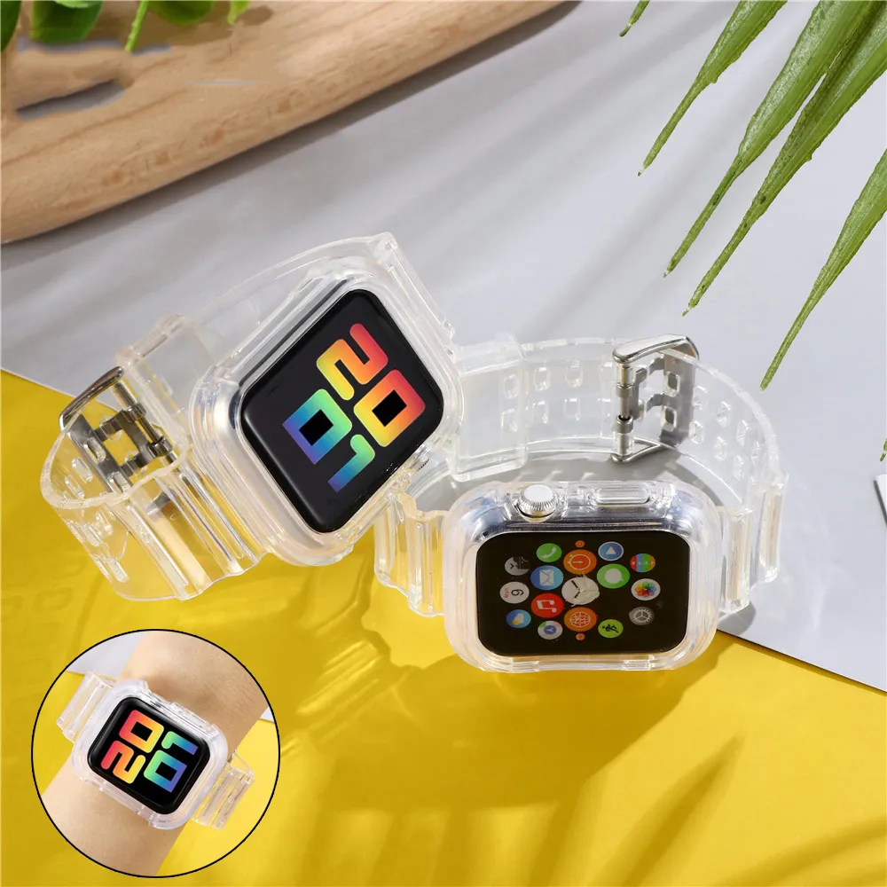 Basic Transparent TPU Apple Watch Band 38/40/41mm 42/44/45mm