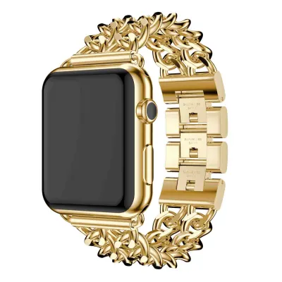 Apple Watch Unique Solid Color Metal Stainless Steel Watch Band