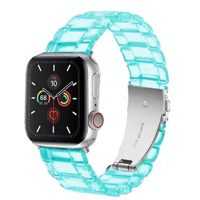 Apple Watch Fashion Transparent Plastic Watch Band Universal 38/40/41mm 42/44/45mm