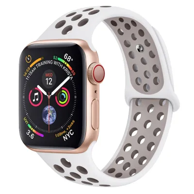 Apple Watch Fashion Two-color Silicone Watch Band Strap