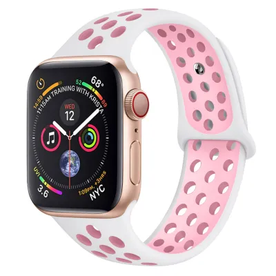 Apple Watch Fashion Two-color Silicone Watch Band Strap