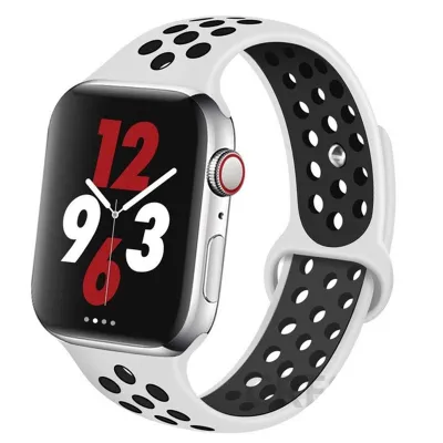 Apple Watch Fashion Two-color Silicone Watch Band Strap