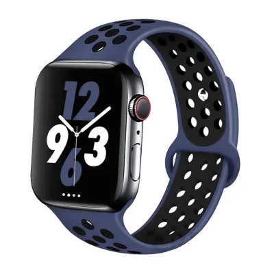 Apple Watch Fashion Two-color Silicone Watch Band Strap