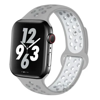 Apple Watch Fashion Two-color Silicone Watch Band Strap