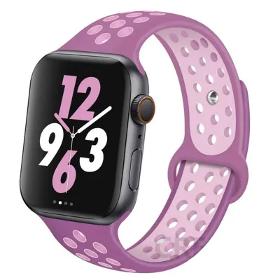 Apple Watch Fashion Two-color Silicone Watch Band Strap