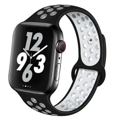 Apple Watch Fashion Two-color Silicone Watch Band Strap