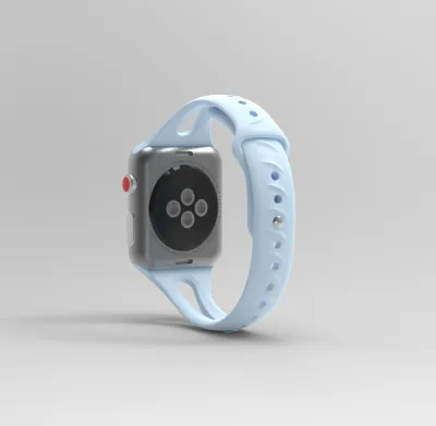 Apple Watch Fashion Solid Color Silicone Watch Band