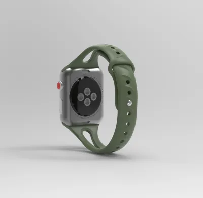 Apple Watch Fashion Solid Color Silicone Watch Band